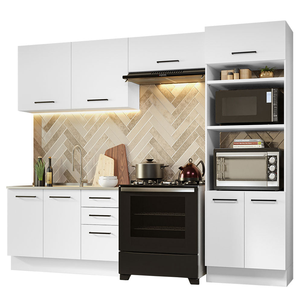 Cocina Integral Agata 2.70 Metros Blanco 08
