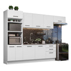 Cocina Integral Agata 3.30 Metros Blanco 01