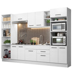 Cocina Integral Agata 3.30 Metros Blanco 02