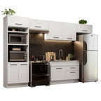 Cocina Integral Agata 3.50 Metros Blanco 01
