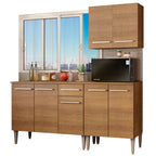 Cocina Integral Emilly Free 1.70 Metros Marrón 01