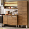 Cocina Integral Emilly Winter 1.70 Metros Marrón 08