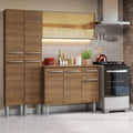 Cocina Integral Emilly 1.70 Metros Marrón 09