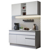 Cocina Integral Glamy 1.50 m con Encimera 01
