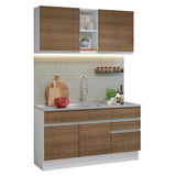 Cocina Integral Glamy 1.50 m con Mesón de Acero 03