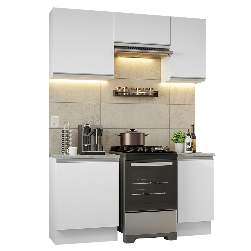 Cocina Integral Glamy 1.60 Metros Blanco 07