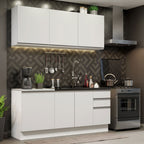 Cocina Integral Glamy 1.80 Metros Blanco 05