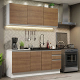 Cocina Integral Glamy 1.80 m con Mesón de Acero 05
