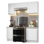Cocina Integral Glamy 1.80 Metros Blanco 12