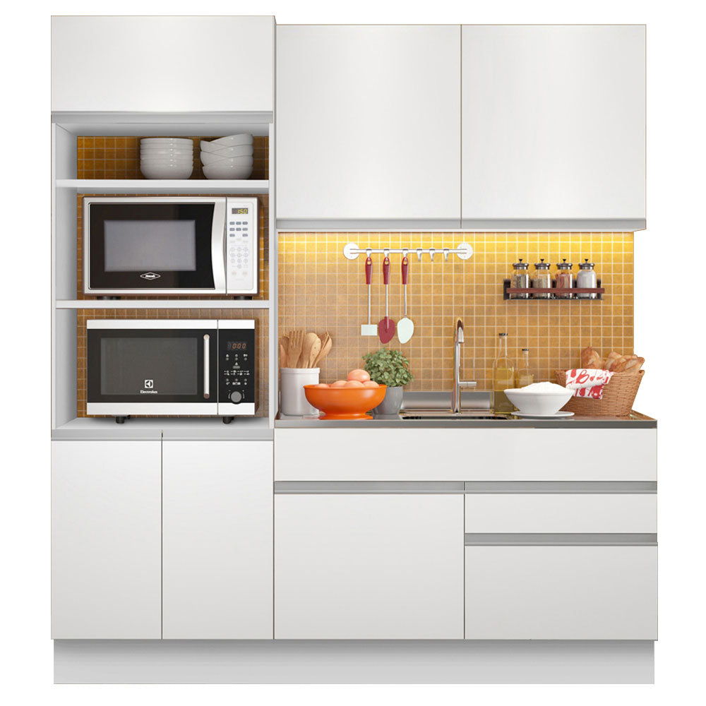 Cocina Integral Lívia 1.90 Metros Blanco