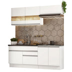 Cocina Integral Glamy 2.00 Metros Blanco 07