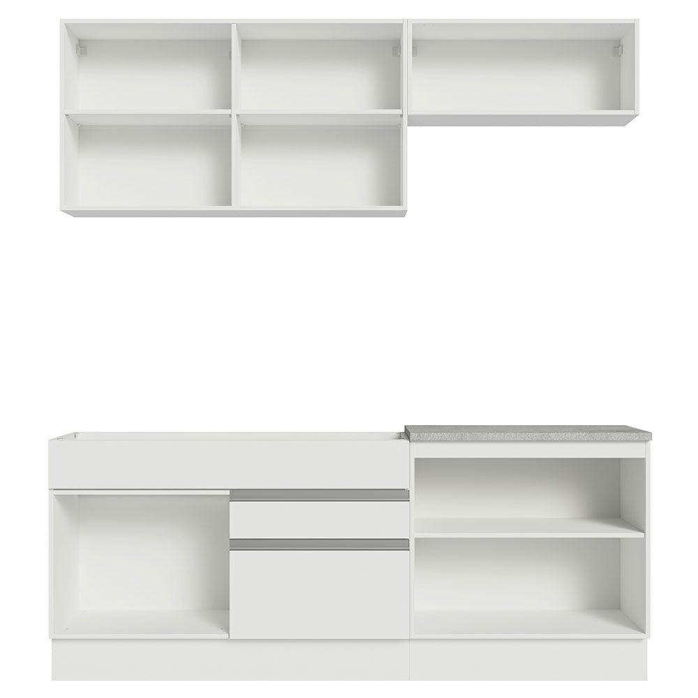 Cocina Integral Glamy 2.00 Metros Blanco 07