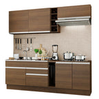 Cocina Integral Parma 2.20 Metros Marrón 03
