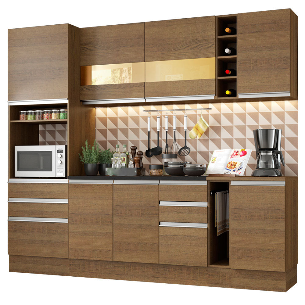 Cocina Integral Lazio 2.40 Metros Marrón