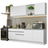 Cocina Integral Glamy 2.40 m con Encimeras 06