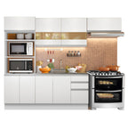 Cocina Integral Marselha 2.70 Metros Blanco