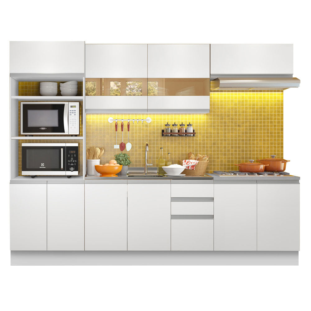 Cocina Integral Atenas 2.70 Metros Blanco