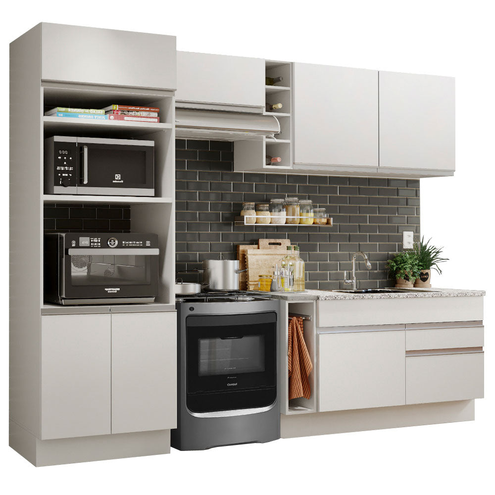 Cocina Integral Jade 2.70 Metros 09 Blanco