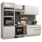 Cocina Integral Jade 2.70 Metros 09 Blanco