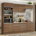 Cocina Integral Glamy 2.70 Metros Marrón 13