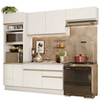 Cocina Integral Glamy 2.70 Metros Blanco 15