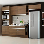 Cocina Integral Safira 2.90 Metros Marrón 04