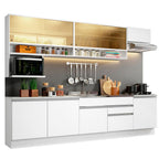 Cocina Integral Verona 3.00 Metros Blanco