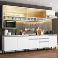 Cocina Integral Verona 3.00 Metros SR Blanco