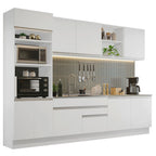 Cocina Integral Glamy 3.10 Metros Blanco 02