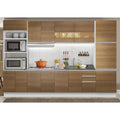 Cocina Integral Olimpia 3.30 Metros Blanco/Marrón