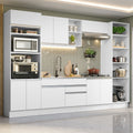Cocina Integral Glamy 3.30 Metros Blanco
