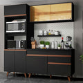 Cocina Integral Reims 1.90 m con Encimera Negro 02