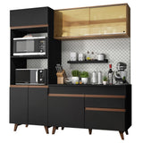 Cocina Integral Reims 1.90 m con Encimera 02