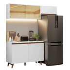 Cocina Integral Reims 1.90 m con Encimera Blanco 09