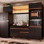 Cocina Integral Reims 2.60 m con Encimera Negro 01