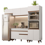 Cocina Integral Reims 2.60 m con Encimera Blanco 08