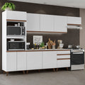 Cocina Integral Reims 3.20 m con Encimera Blanco 01