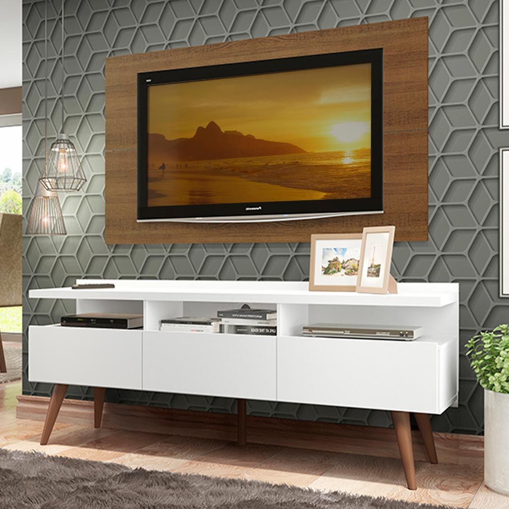 Centro Entretenimiento para TV Londres Mesa y Panel Hasta 55 Pulgadas