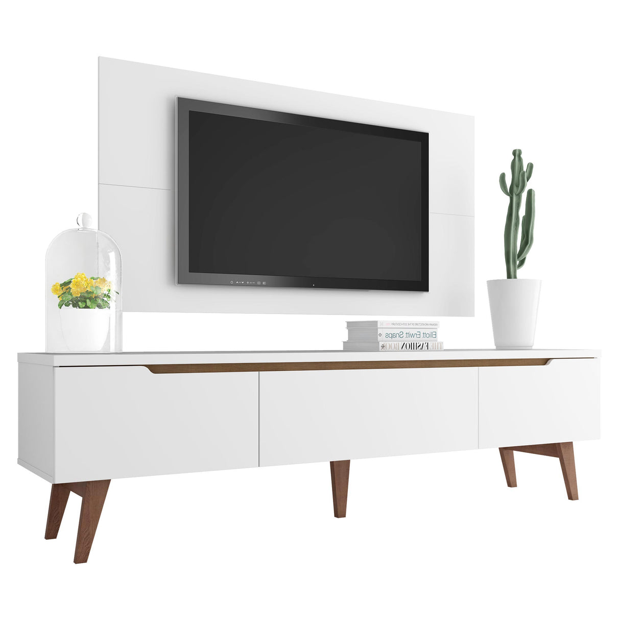 Centro de Entretenimiento para TV Reims Mesa y Panel Hasta 55 Pulgadas