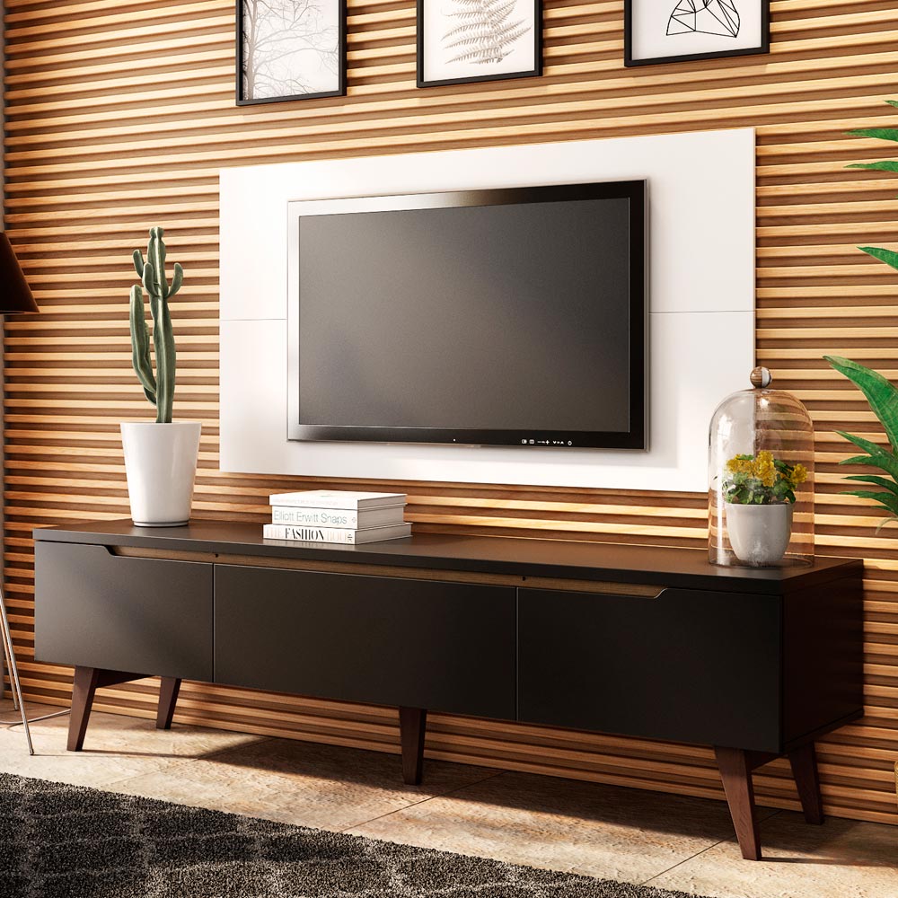 Centro de Entretenimiento para TV Reims Mesa y Panel Hasta 55 Pulgadas