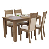 Juego de Comedor Ellen con 4 Sillas