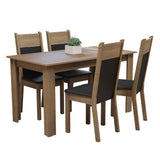 Juego de Comedor Ellen con 4 Sillas