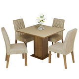 Juego de Comedor Livia con 4 Sillas