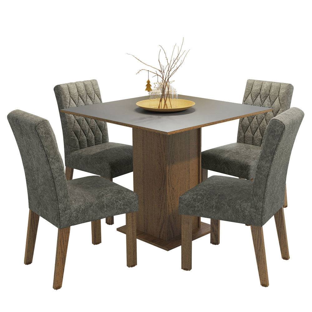 Juego de Comedor Livia con 4 Sillas