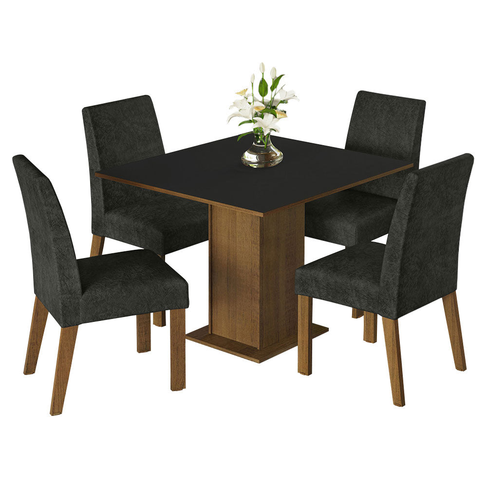 Juego de Comedor Karina con 4 Sillas Oxford