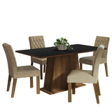 Juego de Comedor Ashley con 4 Sillas
