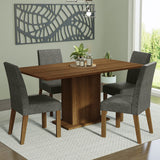 Juego de Comedor Keila con 4 Sillas