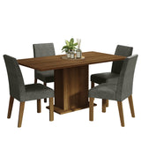 Juego de Comedor Keila con 4 Sillas