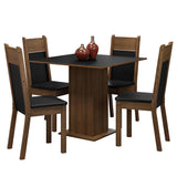 Juego de Comedor Claire con 4 Sillas