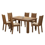 Juego de Comedor Analu con 6 Sillas